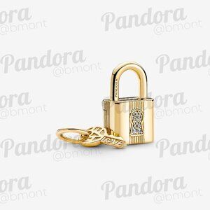 Pandora Padlock & Key Dangle Charm